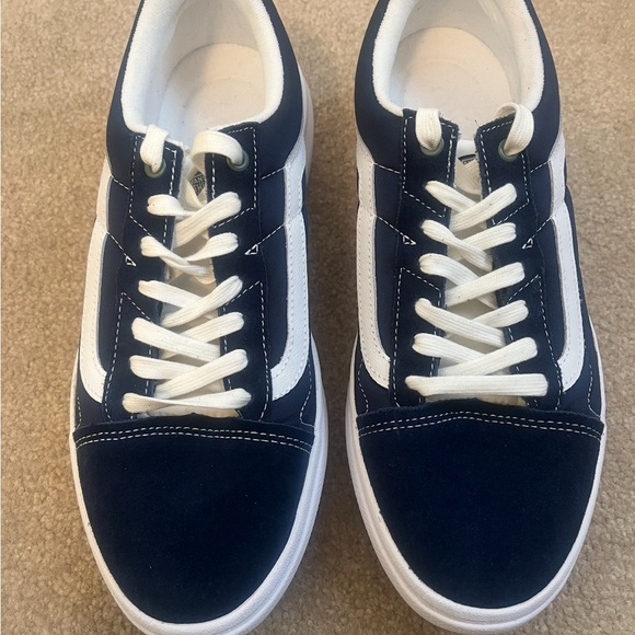 NewVans Old Skool Overt CC Pop Color Dress Blues Sneakers Platform Size 12 - Picture 3 of 4